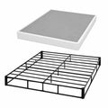 VEVOR King-Size Boxspringbettgestell mit Waschbezug und Stahlrahmen, passend für 23 cm Matratzen, Max. Belastung 1588 kg
