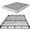 VEVOR Metall-Boxspringbettgestell Queen-Size mit Waschbarem Bezug, 201 x 151 cm