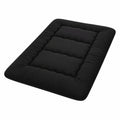 MAXYOYO Tatami Futonmatratze, 10 cm dick, faltbar, ideal für Schlafsäle, Queensize, Schwarz