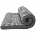 Dickes Futon Matratzenauflage, tragbar und aufrollbar für Einzel-, Doppel- und Queensize-Betten, ideal für Camping, Sofa und Gästebett, atmungsaktive Schlafunterlage