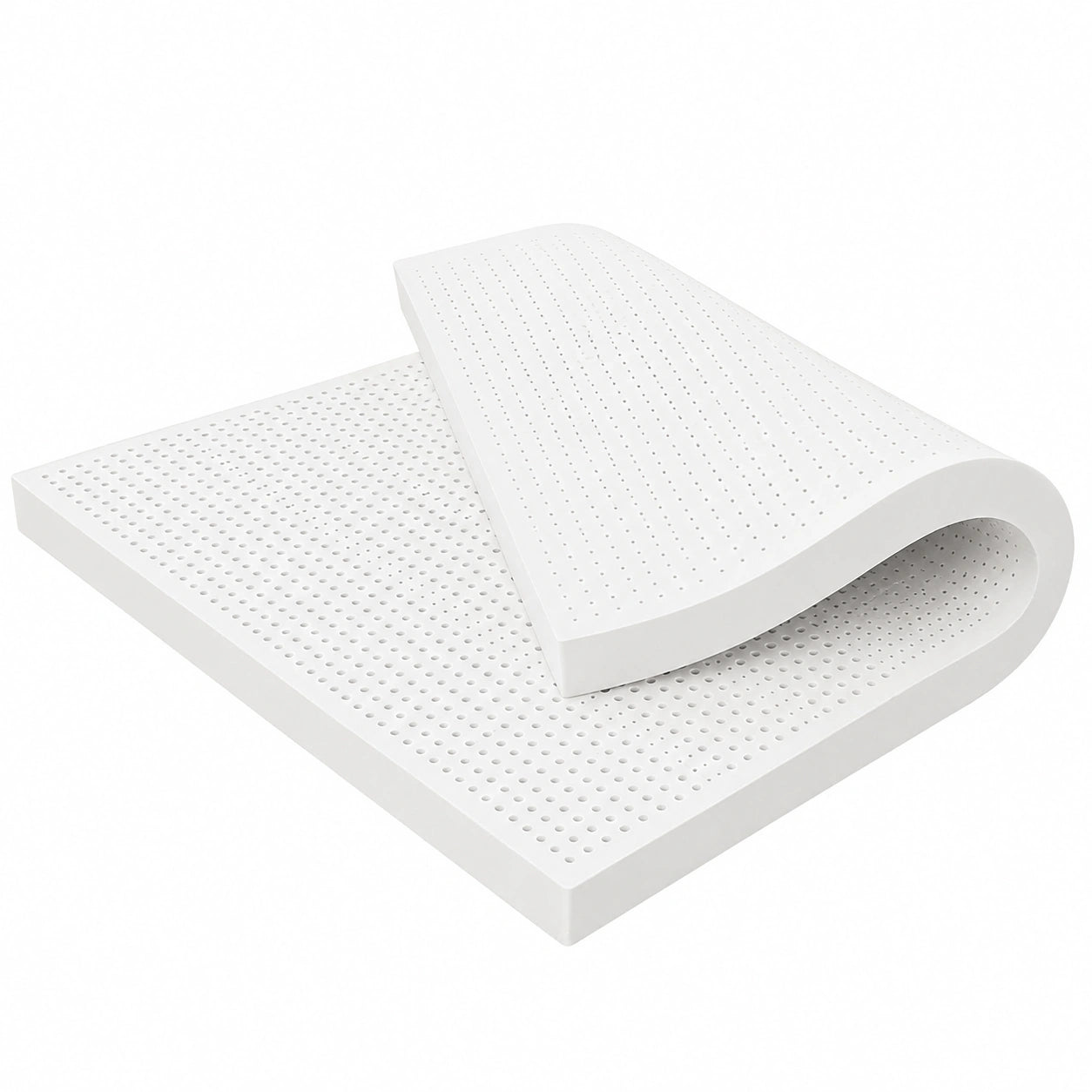 Komfortable Naturlatex-Matratze, 7,5 cm dick, ideal für alle Bettgrößen, geeignet für Hotels und Familien, 135 x 180 cm