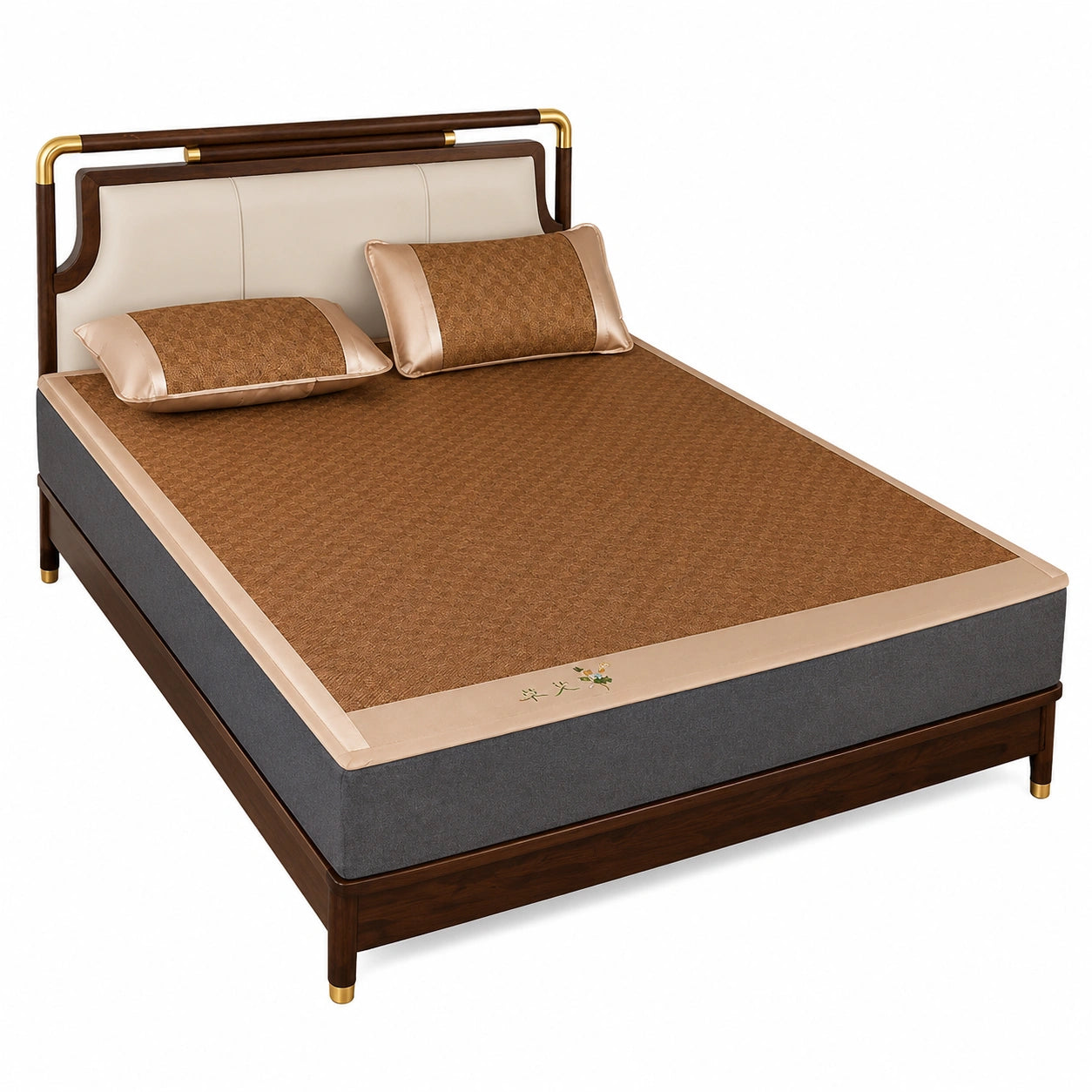 Atmungsaktive Sommer-Schlafmatte, beidseitig verwendbar, Karbon-Matratzentopper für Einzel- und Queensize-Betten, ideal für Wohnheime und Wohnzimmer, Größe 90x195 cm