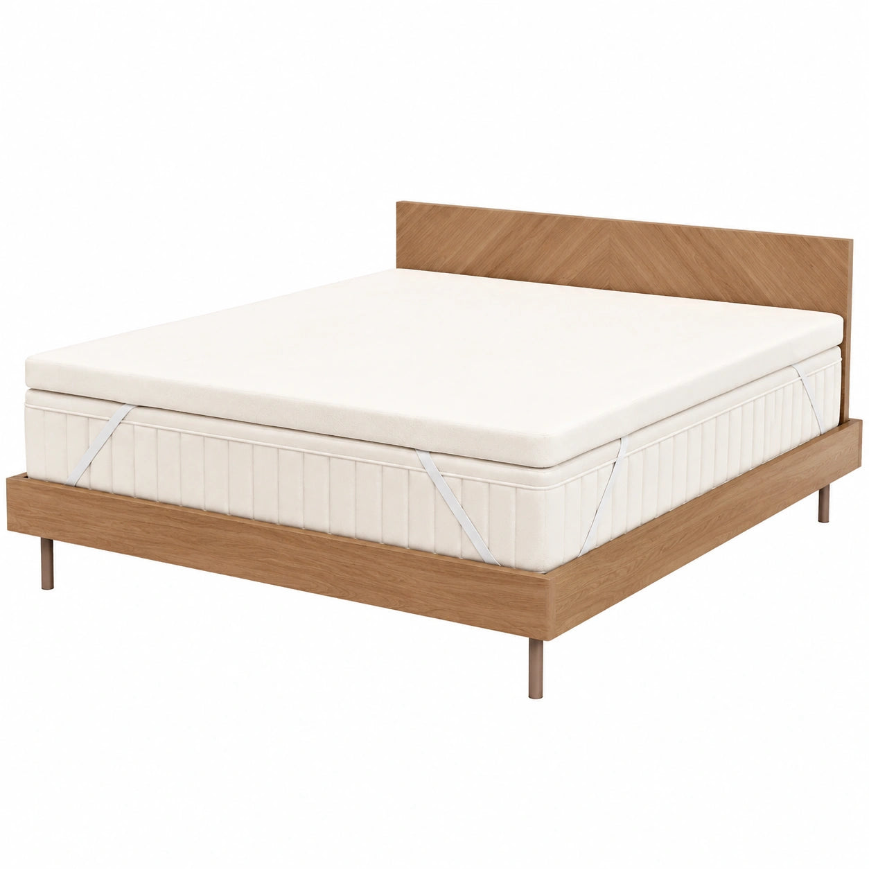 Tempur ProForm Supreme Matratzenauflage, 7,6 cm, Mittel, Queen-Size, Weiß